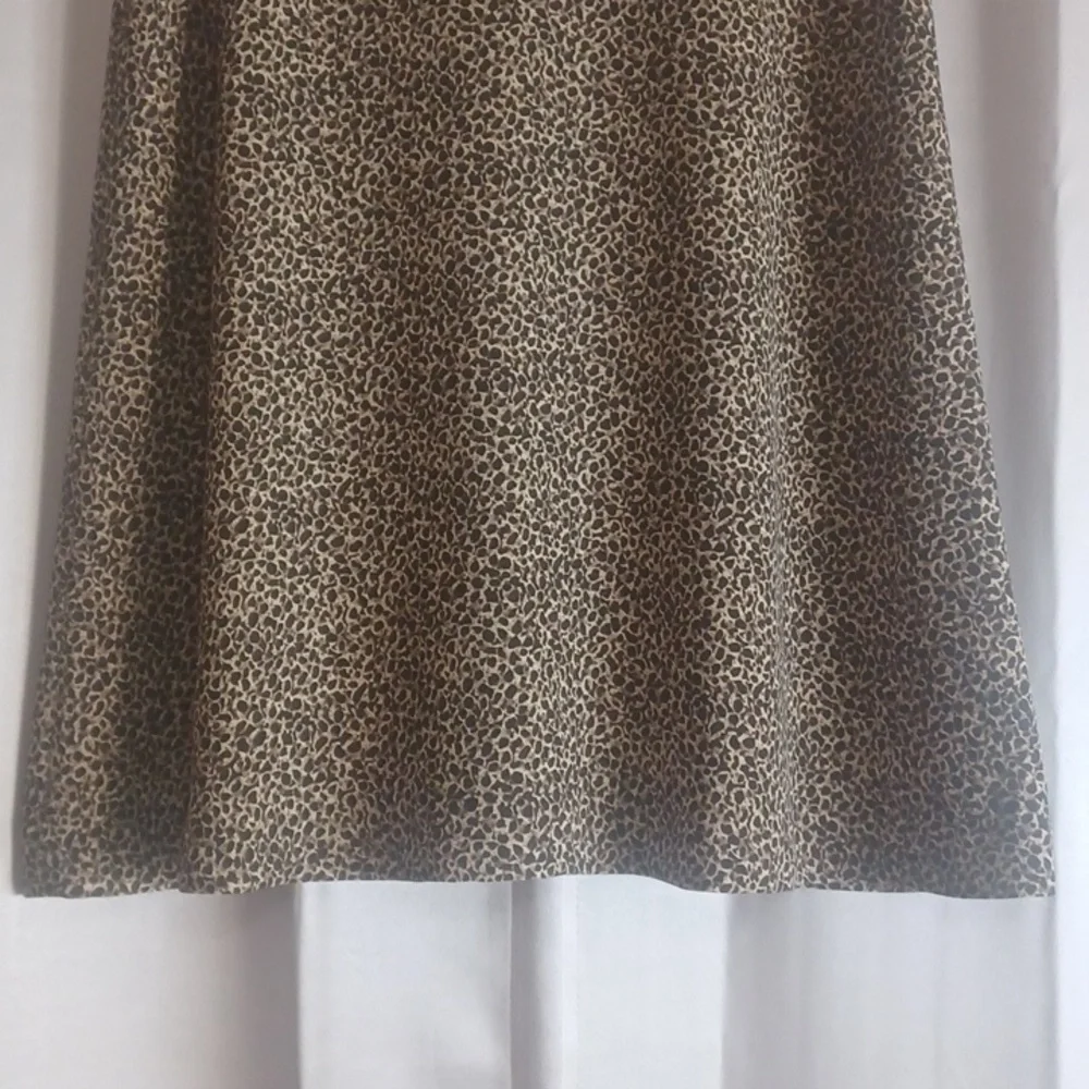 Jones Wear Leapard Print A-Line Knee Length Skirt